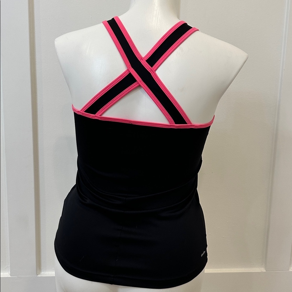 Adidas Climalite Cross Strap Tank Top Size M - Picture 2 of 3